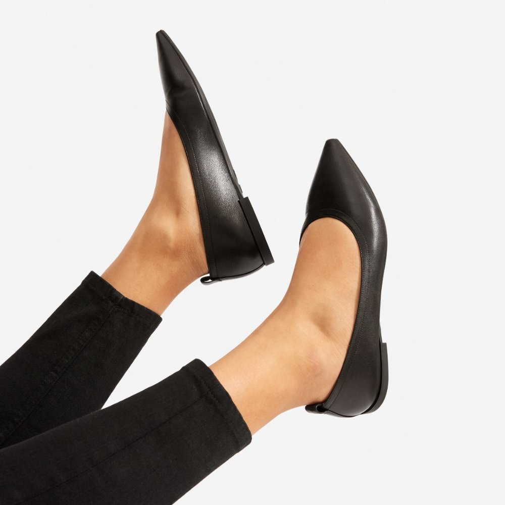 NEW Everlane 40-Hour Flat in Black